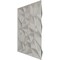 Ekena Millwork 19 5/8in. W x 19 5/8in. H Leto EnduraWall Decorative 3D Wall Panel Covers 2.67 Sq. Ft. WP20X20LTGLN - alternate 2
